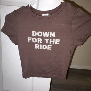 Garage Brown  Tee - Down for the Ride